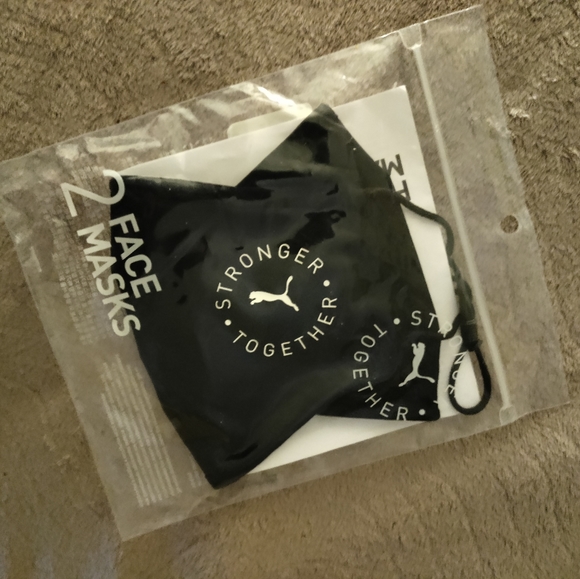 🆕 Puma | 2 Pack Face Masks Stronger Together Adjustable & Washable Face Masks - Picture 2 of 4
